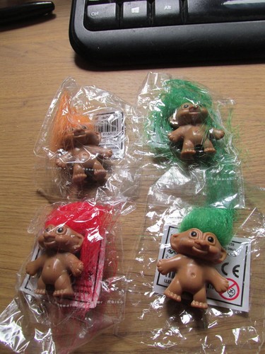 Mini troll dolls with long - troll,
