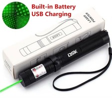 USB Rechargeable Green Laser