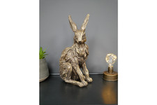 Large 35cm Gold Hare Ornament
