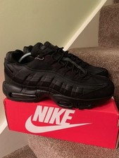 Mens UK8 Nike Air Max 95 Triple Black UK 8