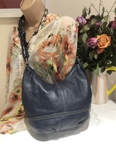 Hotter Navy Blue Genuine