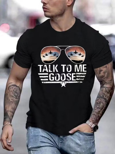 Men graphic shirt talk to - graphic,