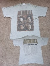 Vintage Metallica 1996 Tour T-Shirt Size L - Heavy Thrash Metal Megadeth Slayer
