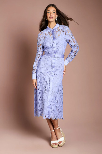 Coast cornflower midi dress - cornflower,