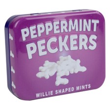 Peppermint peckers tin mint - tin,
