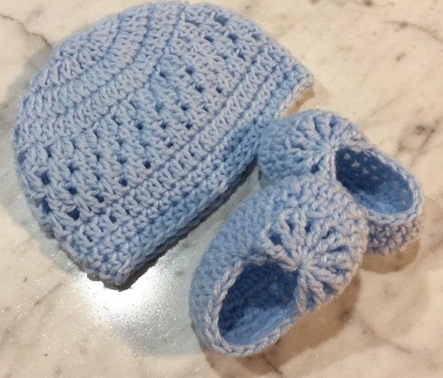 Handmade crochet baby hat - crochet,