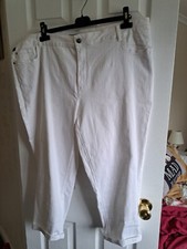 Monsoon Blue 73 Cut-off White Jeans