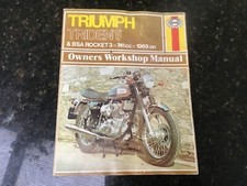 TRIUMPH TRIDENT & BSA ROCKET 3 1969 On SERVICE REPAIR MANUAL BY HAYNES