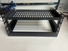 StarTech RK4OD + Rack Shelf 2-Post 4U Desktop Server Rack Open AV Frame