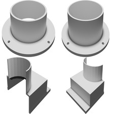 Exhaust Adapter for K40 Laser