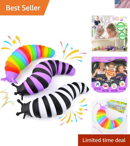 Fidget slug toy 3pcs autism - toy,