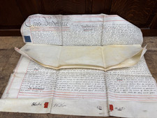 Large 3 Page Vellum Indenture