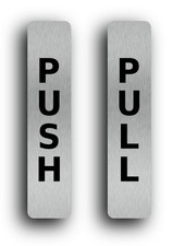 Push Pull Door Signs – Pair