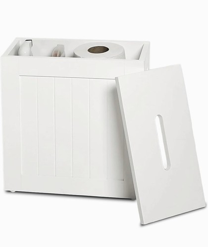 Wooden bathroom storage - bathroom, box
