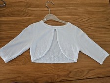 Girls Bridesmaid Belerro Cardigan Debenhams Ivory Age 5-6 Years