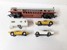 Triang Minic Motorways Ford GT, Caravan, Aston Martin & Transport Wagon-M1553.