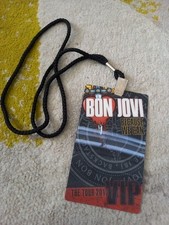 Bon Jovi Lanyard Because We Can Holographic VIP Tour Merchandise