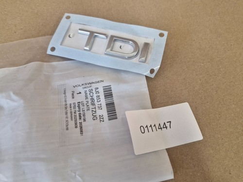 Audi rear trunk tdi badge - a3,