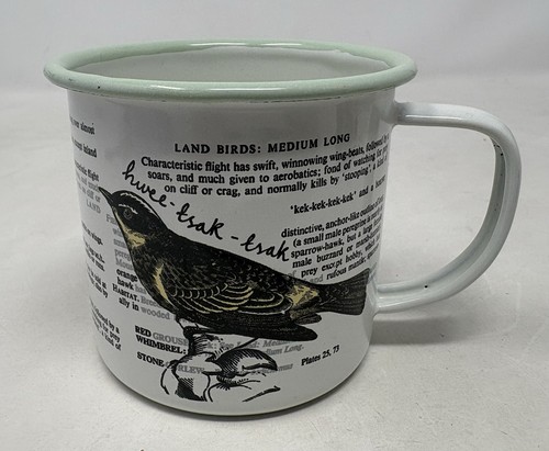 Enamel metal tin mug - enamel/metal, mug/cup