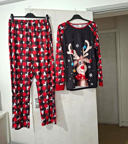 Christmas pyjama set red - pyjama, &