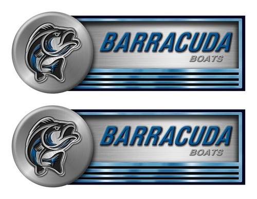 Two barracuda stickers for - stickers,