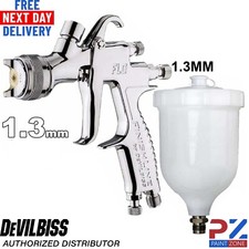 DeVilbiss FLG-5 1.3mm Paint Spray Gravity Spray Gun Compliant Gravity Spraygun