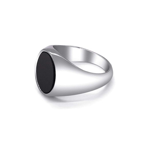 Silver rings men women steel - rings,