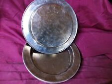 Qty 6 , British Military Steel Mess Plate / Dish ,  1951 / 53 Dated