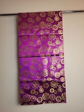 African Sego Gele Head Wrap Headtie Women Evening Party Purple Damask