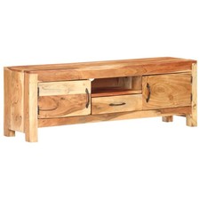 Solid Acacia Wood TV Cabinet