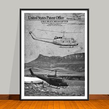 Huey Helicopter Embellished