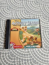 Disney’s Activity Centre Lion King II PC CD Rom Children’s Vintage Computer Game