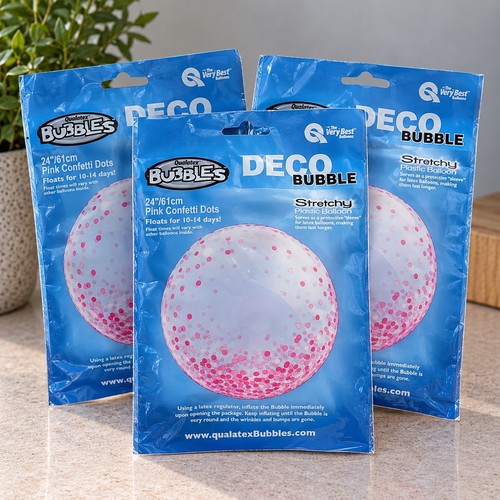 Qualatex pink confetti - qualatex,