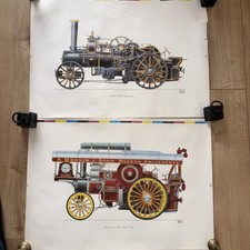  Prints Of Traction and ploughing engines buy  Geoffrey Wheeler 65cm x 45cm