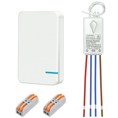 Wireless light switch kit with - switch,