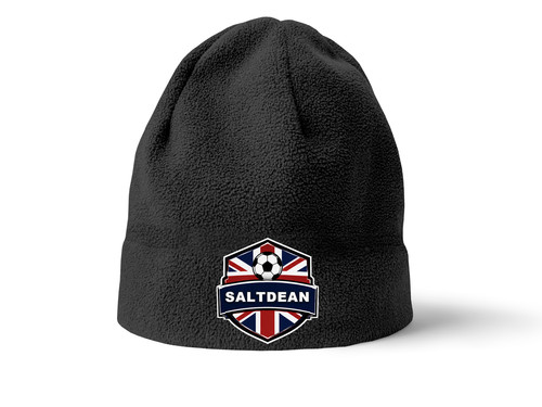 Saltdean black beanie hat cosy