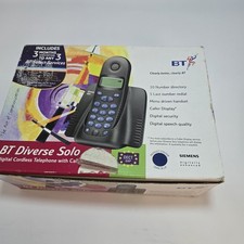 BT Diverse 4010 Classic Cordless Phone & Base – Dark Blue, DECT, For Parts/Repai