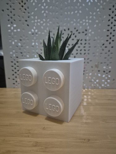 Printed wall vase for lego - wall,