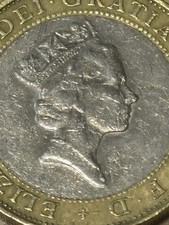 Rare 2 Pounds British Coin For