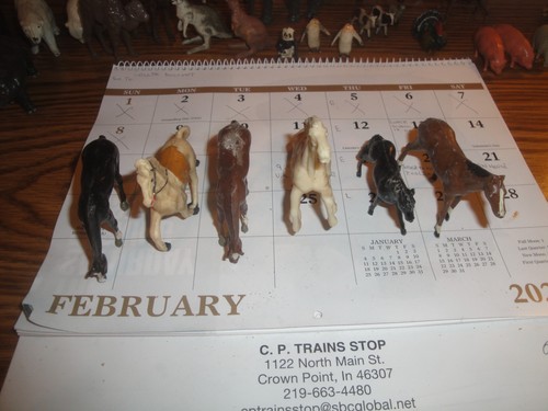 Vintage toy horses - vintage,