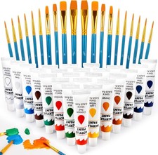 Acrylic Paint Set, 24 Colors