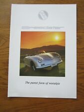 Original Motoring sales brochure, Porsche Speedster. 19??.