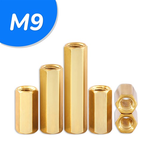 9mm threaded sleeve - 9mm, rod