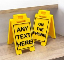 Mini A Signs - Wet Floor Signs - Jokes for Office Home / 7CM & Custom