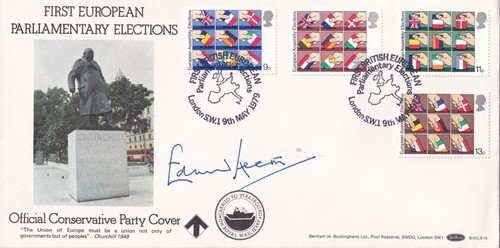 Fdc signed former pm - gb,