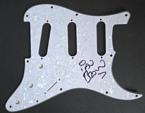Ian brown signed guitar - brown,