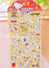 Snoopy sticker sheet different