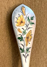 Enamel Flowers Sterling