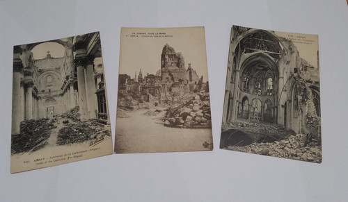World war era postcards - era,