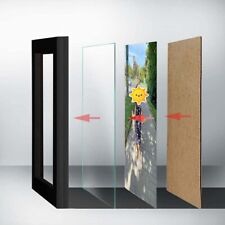 Picture Frames Modern Poster Photo Frames in All Sizes Walnut Black Silver Oak